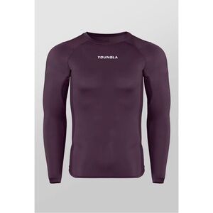 YOUNGLA FLEX FIT COMPRESSION LONGSLEEVE PURPLE Size Extra Large New With Tags‎